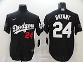 Dodgers 24 Kobe Bryant Black 2020 Nike Cool Base Jersey,baseball caps,new era cap wholesale,wholesale hats